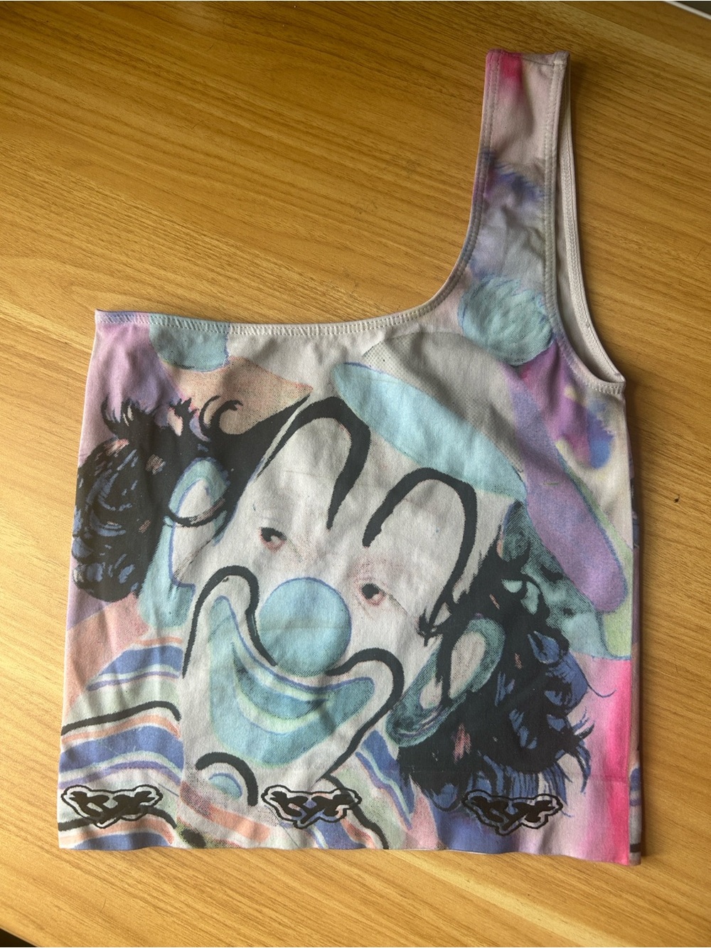 TYT Blue 'A Few Clowns Short Of A Circus' Tank Top S/M